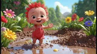 Angry Birds Baby Red cay&oacute; en un pozo de barro | Rimas Infantiles y Canciones para Ni&ntilde;os