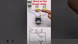 how to direct on line starter motor