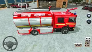Firefighter Truck Rescue Drive - Extinguishing Cars Accidents - Android Gameplay