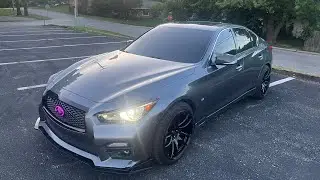 Infiniti Q50 City POV Drive