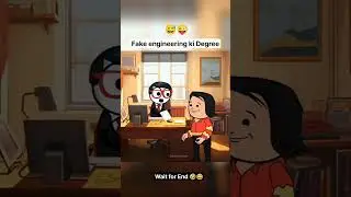 Fake Engineering Ki Degree 🤣🤣 #shorts #funnyvideo #ytshorts #trending #trendingshorts