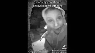 Proof why you should always lock your doors