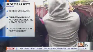 Champaign men arrested at UI protest charged with mob action