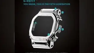 A must-have product!&nbsp;G-Refit DW5600 G5600E GWB5600 GWM5610 Watch Bezel 5610 Strap Case 316 Stainle