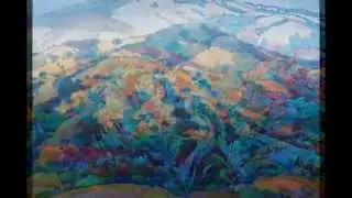 Paintings of California Hills and Mount Diablo by Robin Purcell