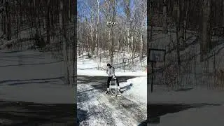Seeing how high of a jump I can step over-