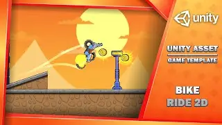 Unity Asset Store &ndash; Bike Ride 2D Template Gameplay