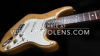 2000 Fender American Standard Stratocaster - Natural Finish | Guitar Photography & Prints