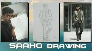 #Saaho #UVCreations #Sahoo picture drawing👌Art by #KiranVarma