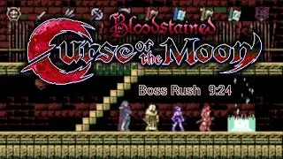Bloodstained: Curse of the Moon (PS4) | Boss Rush | 9:24