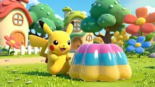 Pok&eacute;mon Pikachu Baby Shocked the Jelly Pond | Nursery Rhymes for Kids & Baby Songs