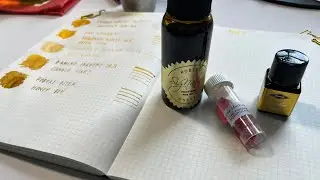 Exploring Yellow Ink - Swatching Yellow Inks