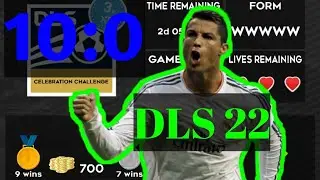 DLS 22 | online match 4 | celebration challenge match | K gamer
