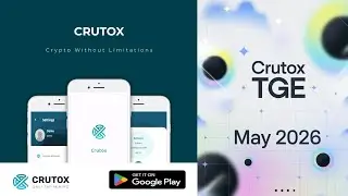 CARA GARAP AIRDROP MINING CRUTOX || TGE MEI 2026 || SUPPLY 100 JUTA.
