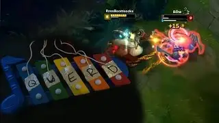 PLAYING BARD USING A XYLOPHONE - weird League of Legends