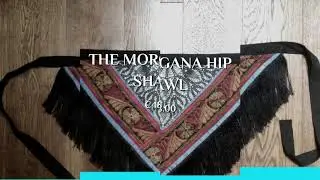 poppypants tribal style bellydance wear - THE MORGANA HIP SHAWL