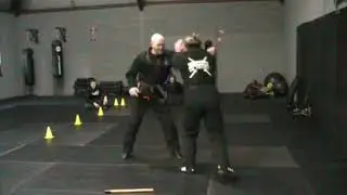 Combat Ju-Jutsu Blunt Weapon Defences &ndash; 3rd Dan Grading Demo