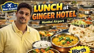 Best Lunch at Ginger Hotel Mumbai Airport ✈️ | Dal Tadka, Jeera Rice & Potato Wedges #gingerhotel  