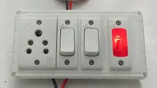 Switch Board Wiring at Home | 2 switch 1 socket holder connection | electric board wiring diagram