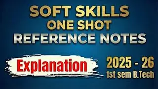 👉 Soft Skills One Shot 🔥 | BAS105 BAS205 AKTU | Reference Notes | Quick Revision | Exam Oriented