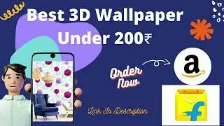 #wallpaper Best 3D wallpaper under 200₹ in 2022!! अब सजाएं अपने घर की दीवार