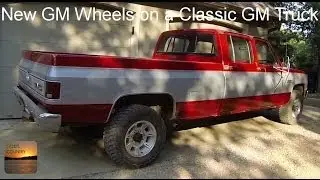 Classic GM Truck with Newer GM Wheels - Conversion Lug Nuts