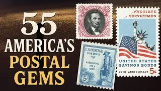 USA Stamp Rarities From Lincoln Reissue To Nicolet's Landing | 55 Postal Gems