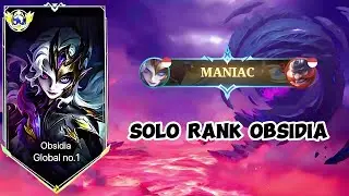 SOLO RANK OBSIDIA ‼️ - Mobile Legends