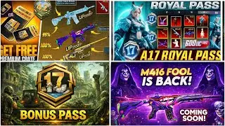 Prize Path Upgradeble Guns ||  Best A17 Royal Pass Bgmi || A17 Bonus Pass || M4 Glacier Lv8
