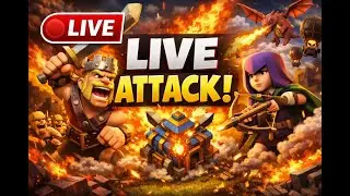 🔴 LIVE Clash of Clans Gameplay | Trophy Push & Epic Attacks! #live  #ClashOfClansLive #COCLive