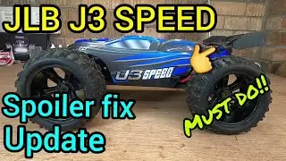 JLB J3 SPEED- MUST DO!! Rear spolier MOD!!