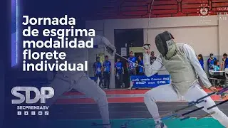 Jornada de esgrima en modalidad florete individual