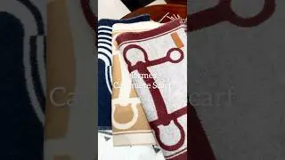 Herm&egrave;s Cashmere Scarf Unboxing | 【Showroom Luxury】 #hermes   #hongkong #showroom