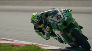 One day of testing with Axel Bassani and Kawasaki Racing Team SBK