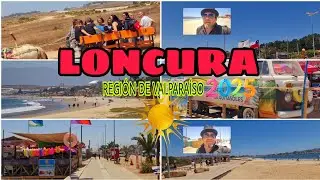 ASÍ  ES Playa de LONCURA - LITORAL CENTRAL , CHILE #loncura a 1hr20 de Viña