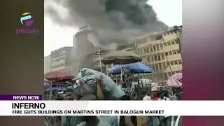 Fire Guts Buildings On Martins Street In Balogun Market | NEWS
