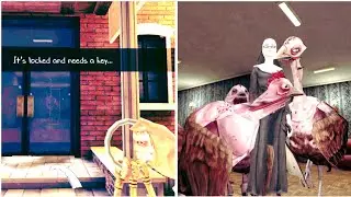 Evil Nun 2 Giant Chickens Push Me Outside The Main Door | Evil Nun 2 | Evil Nun 2 Origins