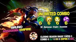 COMBO UNLIMITED 6666 MAGIC CHESS | 6 ELF 6 MM 6 EMPIRE 6 ASSASSIN - BRUNO ASSASSIN EMPIRE !!