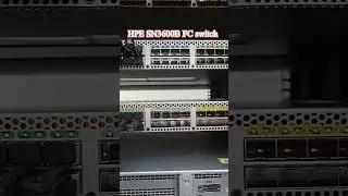 HPE SN6300B FC switch Rack mount installation finish