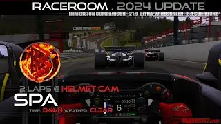 2 Laps @ Spa - Open Wheeler Helmet Cam: RACEROOM.2024 UPDATE [RE3] [PC]