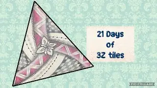 21 Days of 3Z tiles Day 9, Zentangle Inspired Art, Delwhy, Knase, Knightsbridge, Beadlines