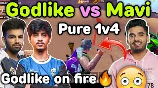 Godlike vs Mavi team latest fight 🔥 Gill pure 1v4 and 1v3 clutch 😲