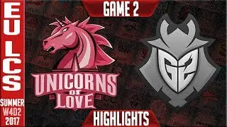 G2 Esports vs UOL Highlights Game 2 | EU LCS Week 4 Summer 2017 | G2 vs UOL G2