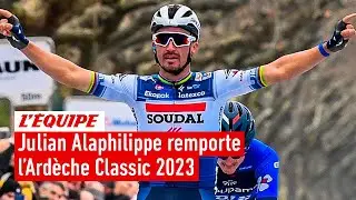 Ardèche Classic 2023 - 1er succès de la saison pour Alaphilippe, vainqueur au sprint devant Gaudu