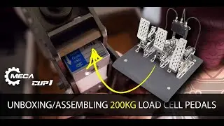 Meca Cup1 Pedals Unboxing | 200kg Load Cell | Assembly Timelapse 4k