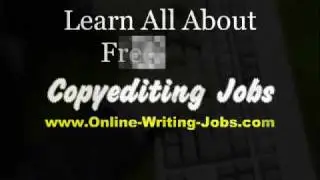 My Freelance Career : All About Freelance Copy Editing Jobs