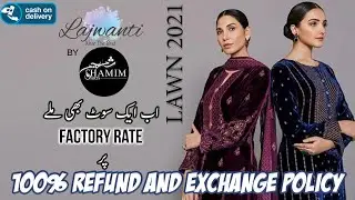 Lajwanti Mothers Collection/Shamim Arts 2.0/Lawn 2021/100% exchange and refund policy