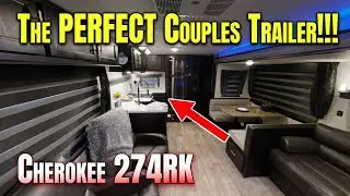 FULL TIME living PERFECT couples trailer.  Cherokee Limited 274RK