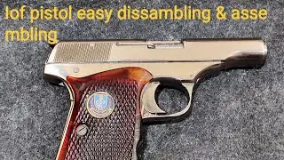 iof pistol. 32bore  ashani mark2 pistol easy dissambling and assembling .
