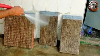 Cleaning Cooler Pad With Chemical || Cooling pad washing || Air Cooler Pad Washing || Think N Do